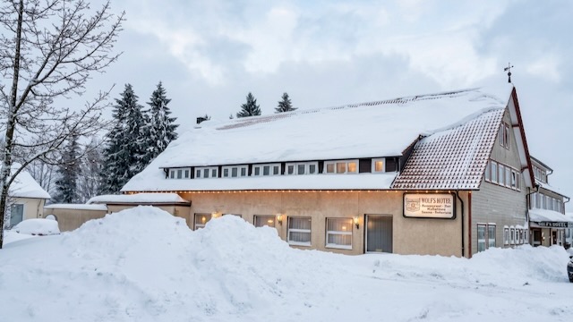 Wolfs-Hotel Clausthal-Zellerfeld im Winter